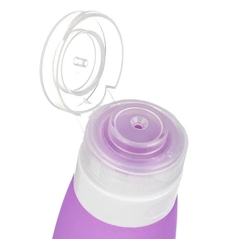 Portable Silicone Travel Bottles Shampoo Container Candy Accessories