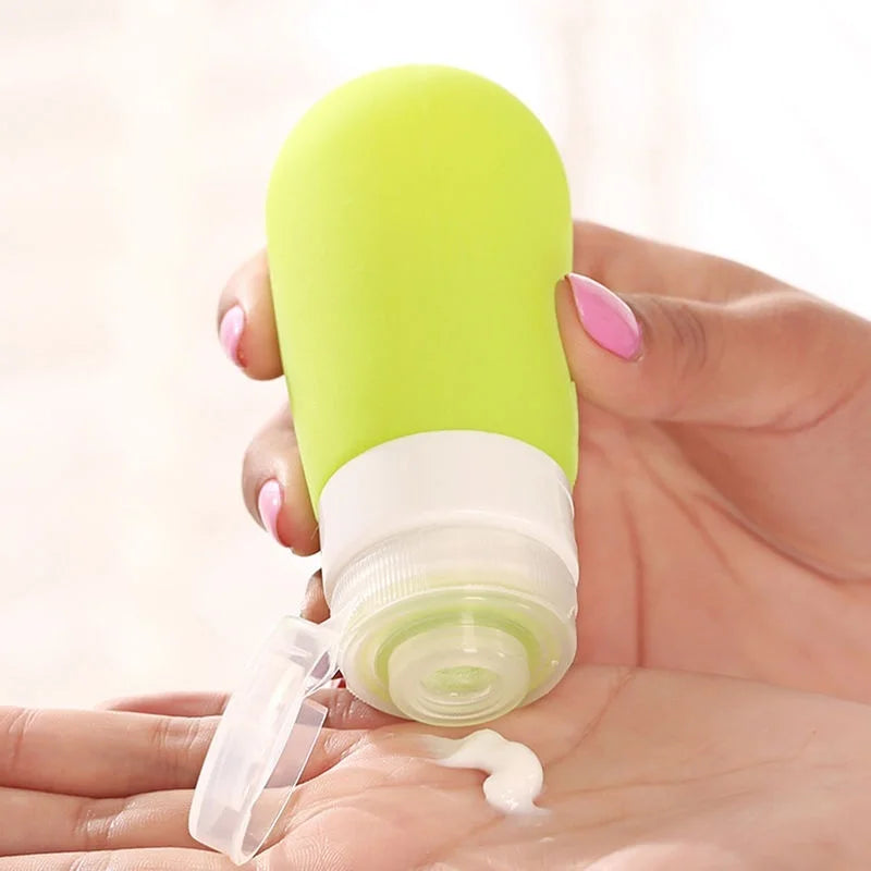 Portable Silicone Travel Bottles Shampoo Container Candy Accessories