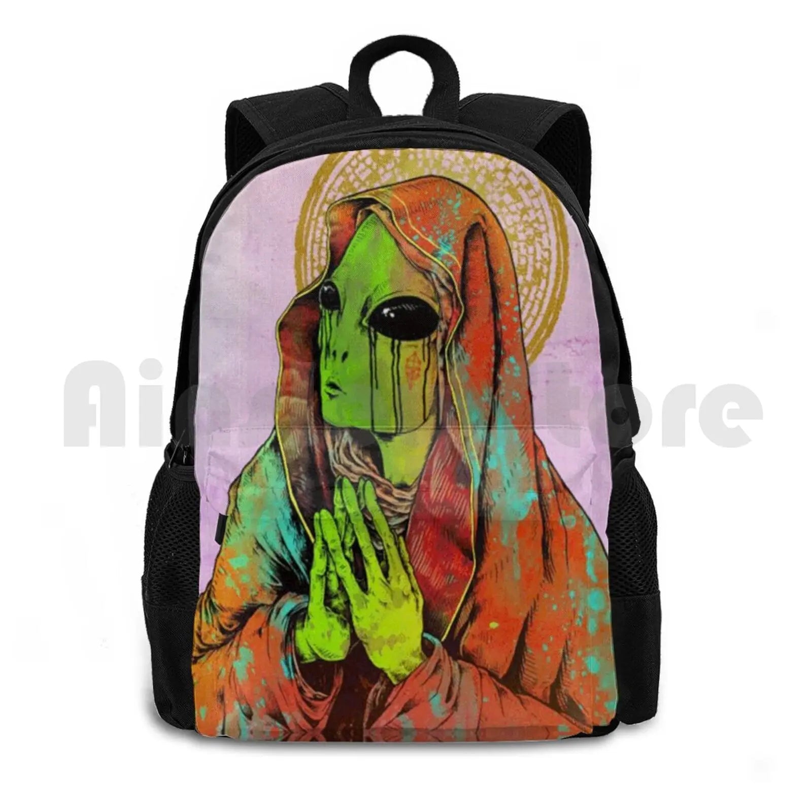 Praying Outdoor Hiking Backpack Waterproof Camping Travel