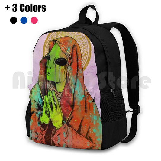 Praying Outdoor Hiking Backpack Waterproof Camping Travel