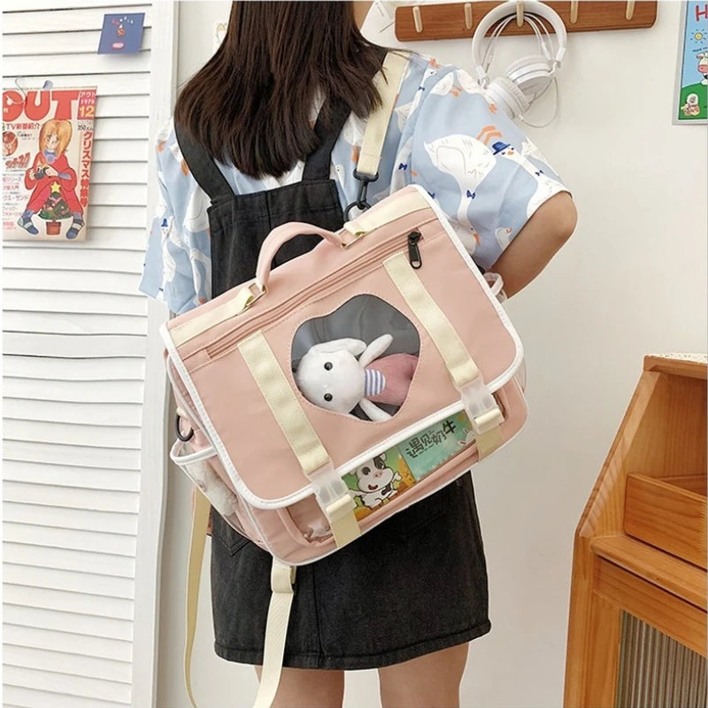 Preppy Style Kids Small Backpack School Book Bags Girls Travel Bag