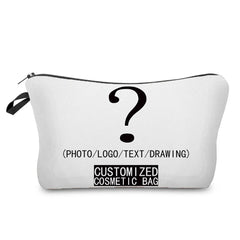 Printed Pattern Cosmetic Organizer Bag for Women