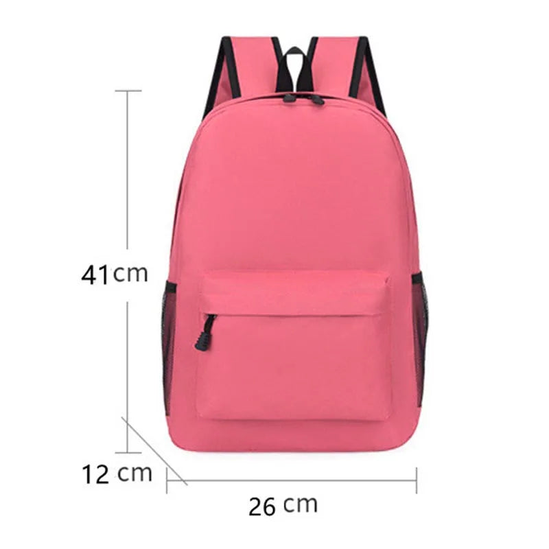 Princess Prince Print School Bags for Girls Boy Backpack Female Laptop Storage P