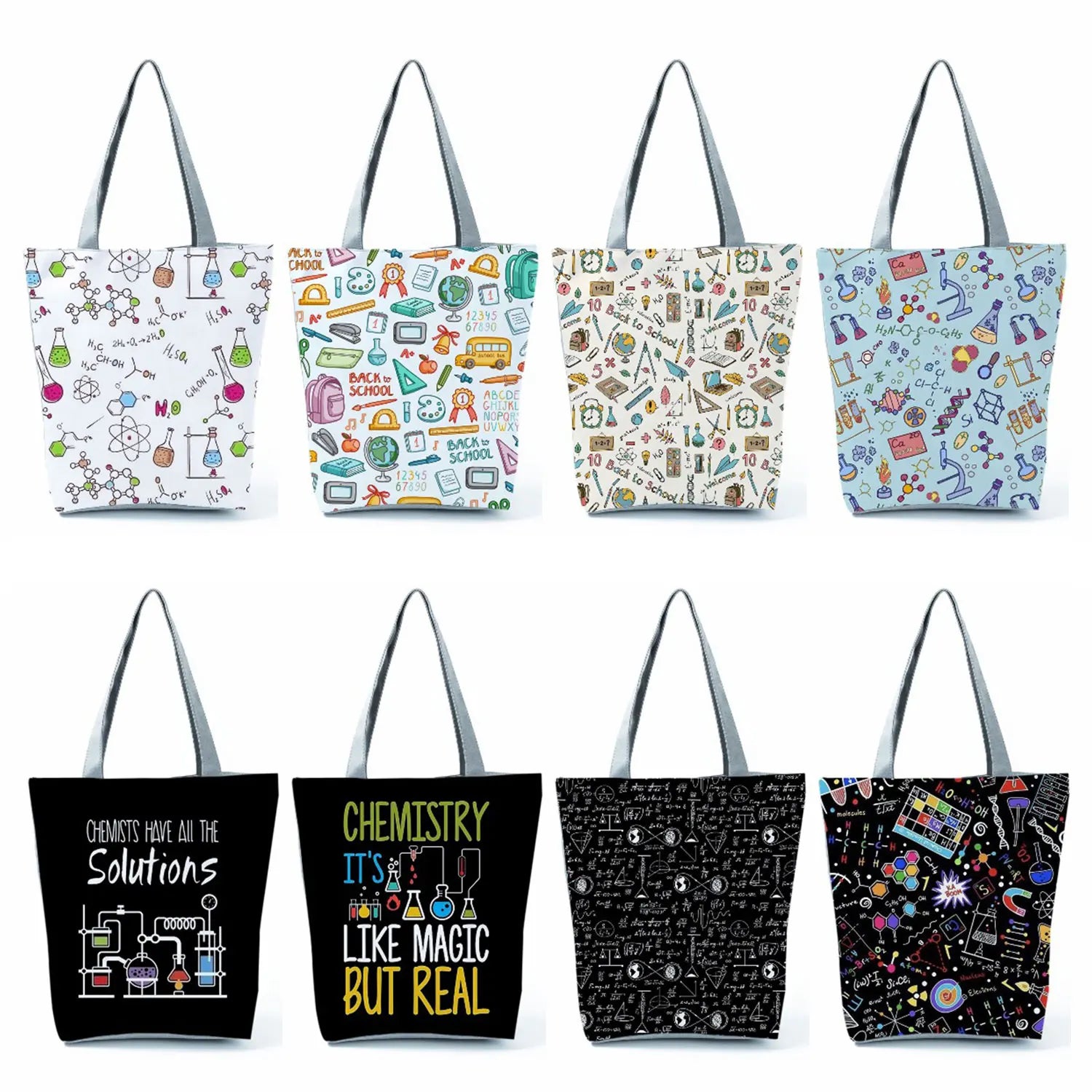 Chemical Physics School Teacher Tote Bag High Capacity Shoulder Bag
