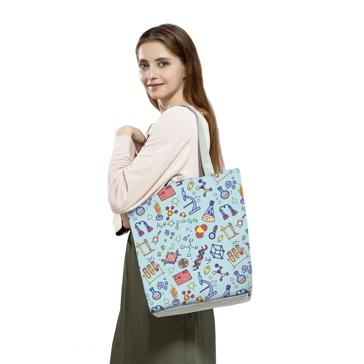 Chemical Physics School Teacher Tote Bag High Capacity Shoulder Bag