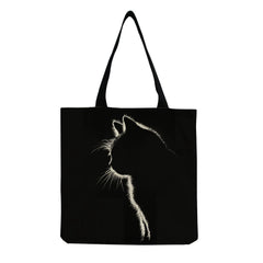 Cartoon Animal Handbag Big Cat Woman Shoulder Bag Tote Bag