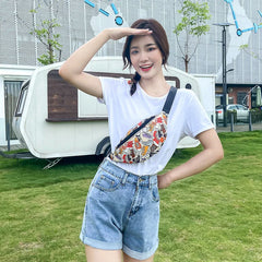 Colorful Waist pack Bag Casual Belt Bag Pouch