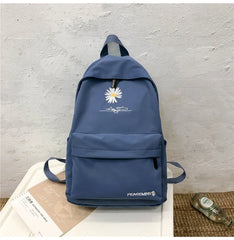 Floral School Bag Teen Girls Bookbag Women Backpack High School Waterproof