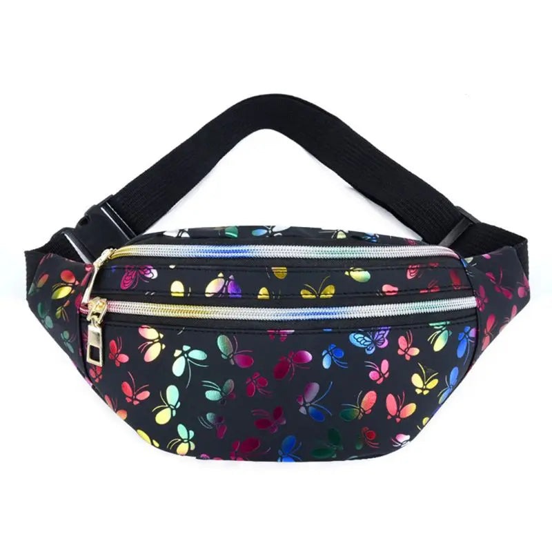 Colorful Women Waist Bag Fanny Pack Travel Bum Bag Phone Pouch Purse