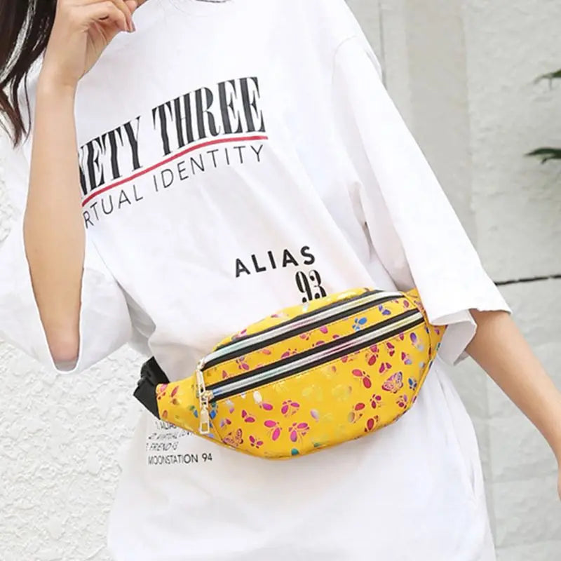 Colorful Women Waist Bag Fanny Pack Travel Bum Bag Phone Pouch Purse