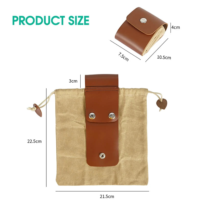 Portable Outdoor Fruit Pack Canvas Folding Bag