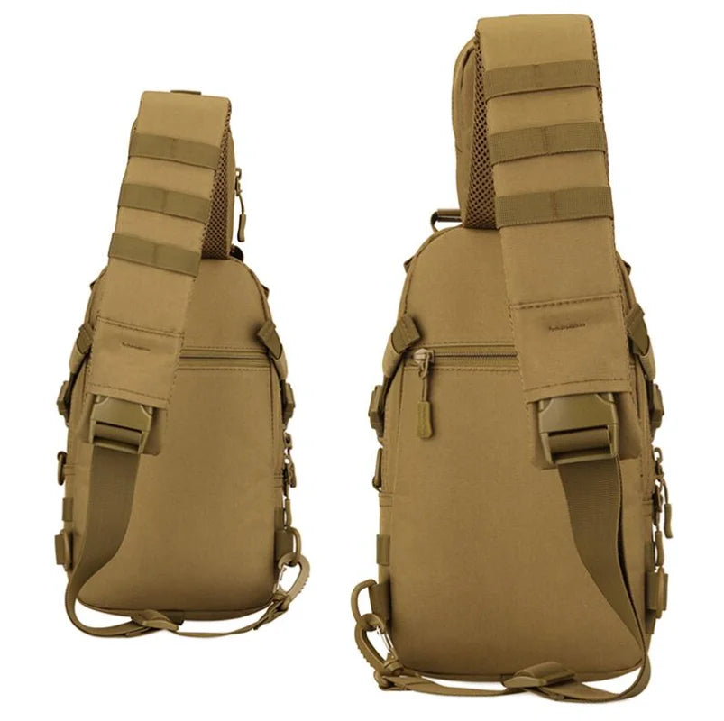 Tactical Sling Chest Pack Molle Military Nylon Shoulder Bag Men Crossbody Bag