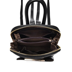 Fashion PU Leather School Backpack for Teenage Girls