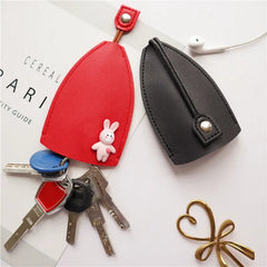 Fruits Cartoon Unisex Key Wallets Pull Type Key Bag