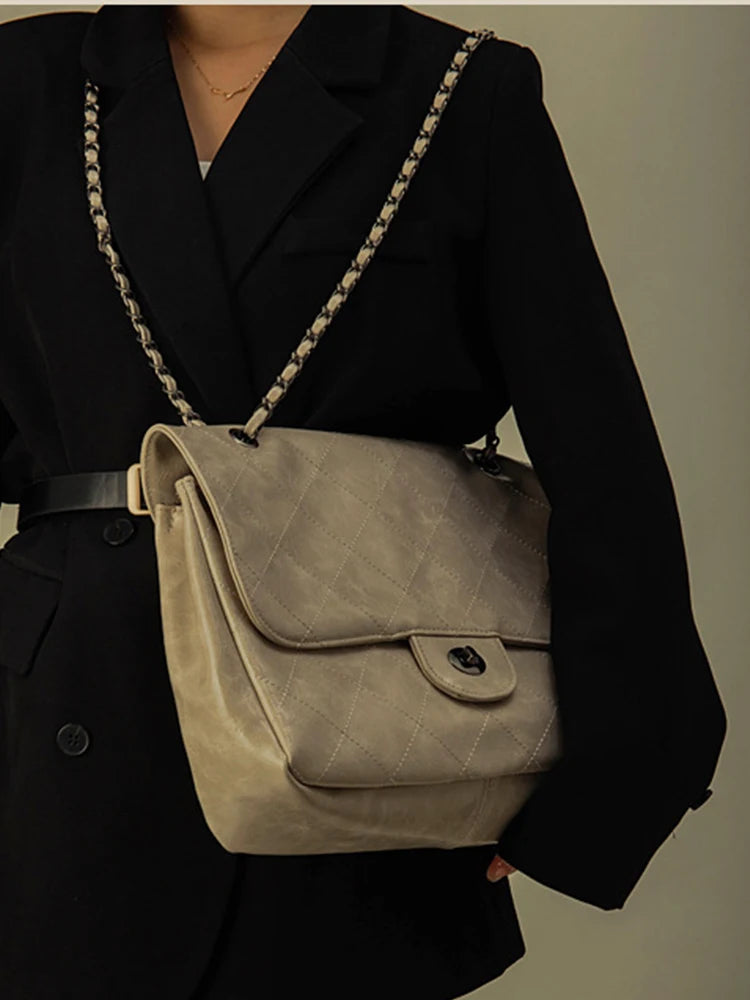 Large Capacity Women's Bag Tote Shoulder Bags Solid Travel