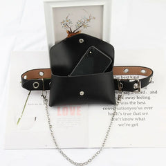 Large Capacity PU Leather Waist Bag Women Crossbody Mobile Phone Purse Clutch