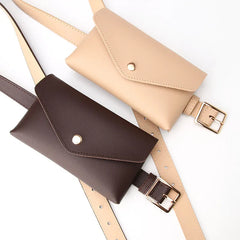 PU Leather Waist Bag Women Crossbody Belt Bag Mobile Phone Small Purse Clutch