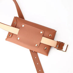PU Leather Waist Bag Women Crossbody Belt Bag Mobile Phone Small Purse Clutch
