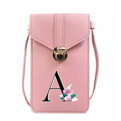 PU Leather Wallets Card Holder Crossbody Bag Phone Purse