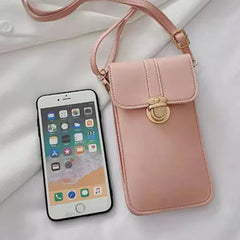 Flower Series Crossbody Pack Touch Screen Mobile Phone Storage Bag
