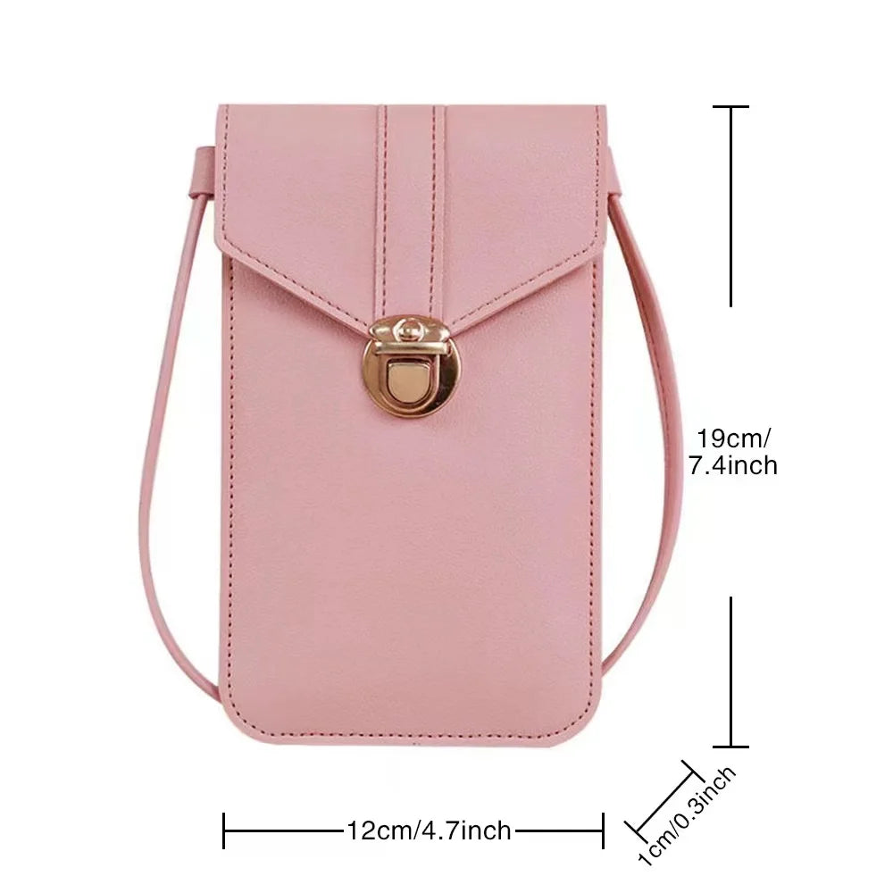 Touch Screen Mobile Phone Bag Women Messenger Bag