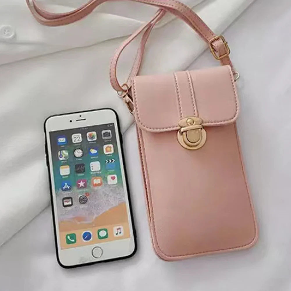 Touch Screen Mobile Phone Bag Women Messenger Bag