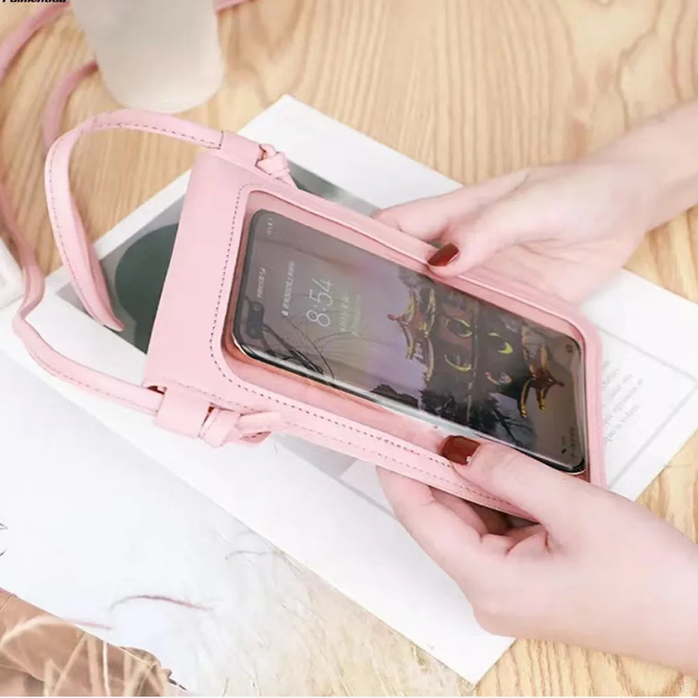 Touch Screen Mobile Phone Bag Women Messenger Bag