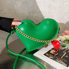 Heart Shaped Shoulder Bag for Women Love Tote Purse