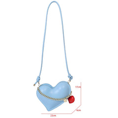 Heart Shaped Shoulder Bag for Women Love Tote Purse