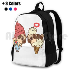Puglie Froyo And Ice Cream Outdoor Hiking Backpack Waterproof Camping Travel