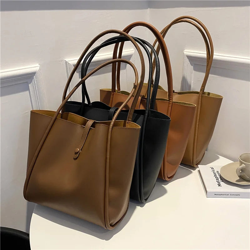 Large Winter Shoulder Bag for Women