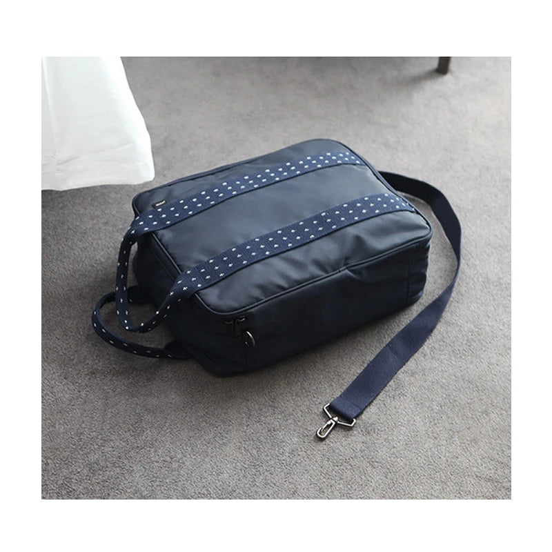 Travel High Capacity Boarding Package Neutral Nylon Handbag