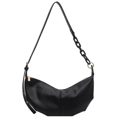 Qiaoduo Women Large Capacity Messenger Bag Soft PU Leather Solid Color