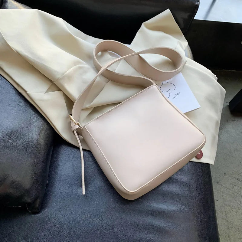 Qiaoduo Vintage PU Leather Bucket Bag Crossbody Shoulder Bags