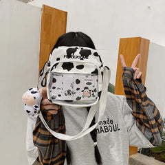 Canvas Crossbody Bags for Women Handbags Shoulder Messenger Mini Purse