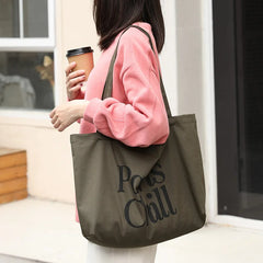 Qyahlybz Casual Art Canvas Handbag Ins Female Printed Shoulder Bag Women's Large