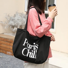 Qyahlybz Casual Art Canvas Handbag Ins Female Printed Shoulder Bag Women's Large