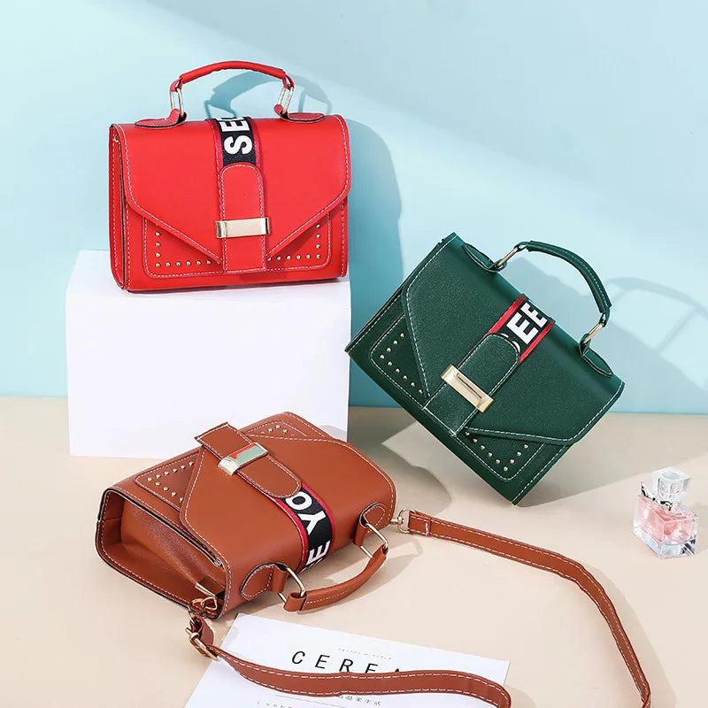 Women Crossbody Shoulder Bag PU Leather Ladies Hand Bags