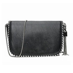 Small Shoulder Bag Crossbody Messenger with Tassel