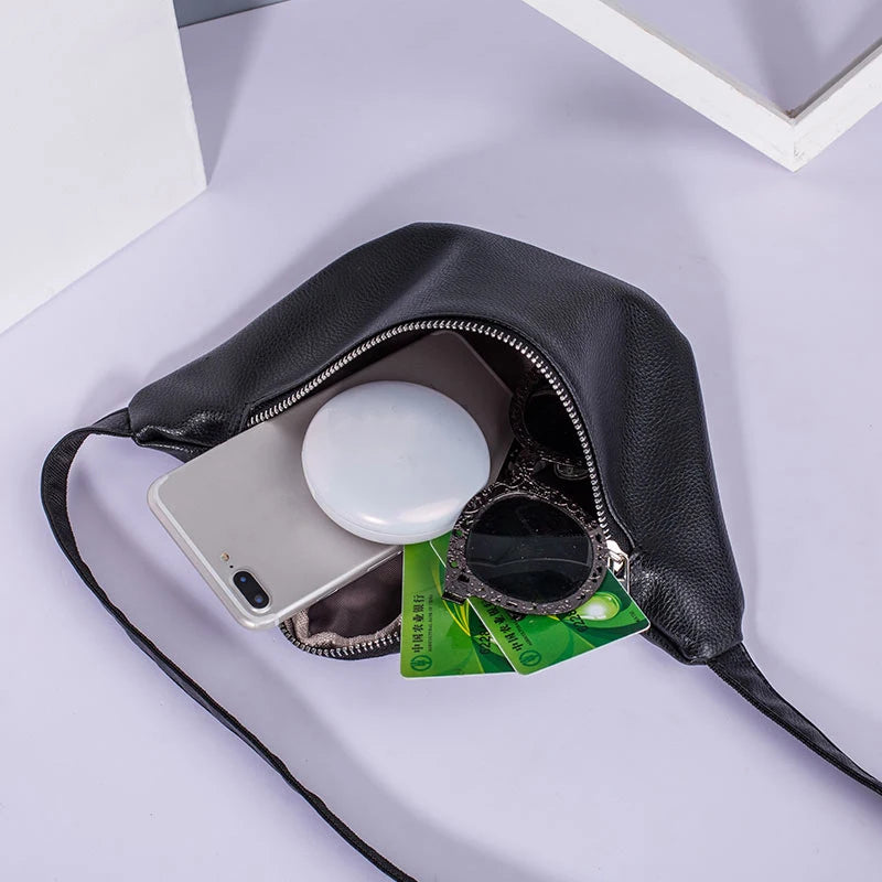 PU Leather Fanny Pack for Women Waist Bag Shoulder Bag