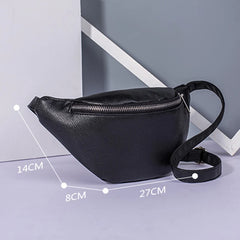 PU Leather Fanny Pack for Women Waist Bag Shoulder Bag