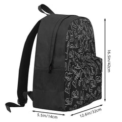 Race Circuits Pattern Backpacks - Men's & Women's Bags