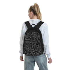 Race Circuits Pattern Backpacks - Men's & Women's Bags