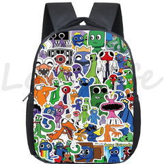 Rainbow Backpack Kids Kindergarten School Bag Toddler Waterproof Bookbag