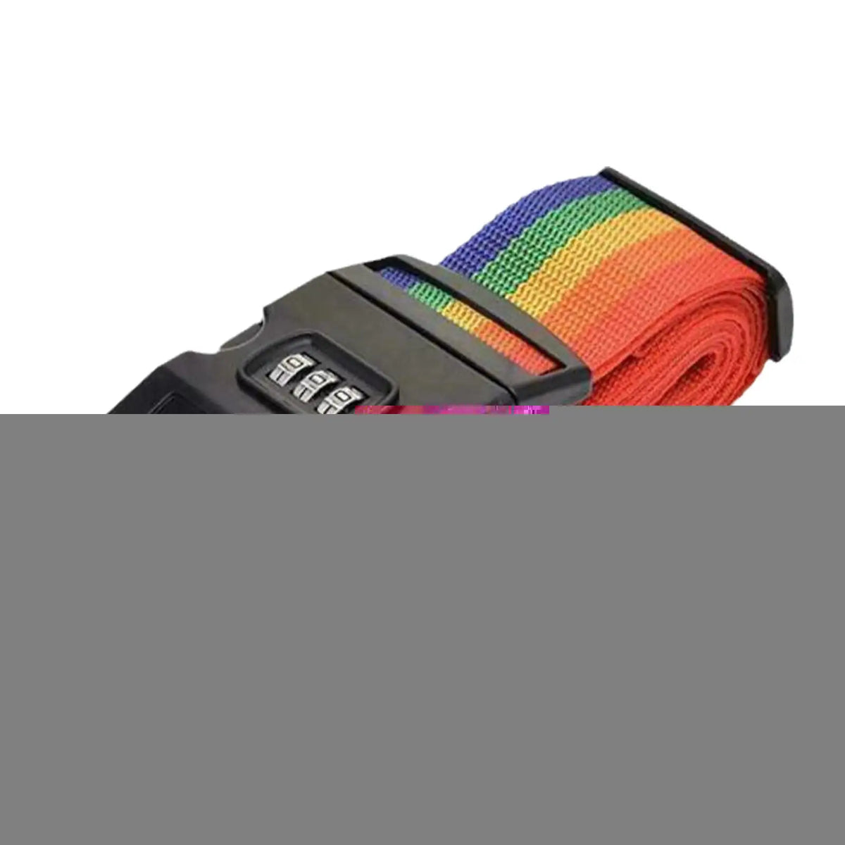 Rainbow Password Lock Luggage Bag With Strap
