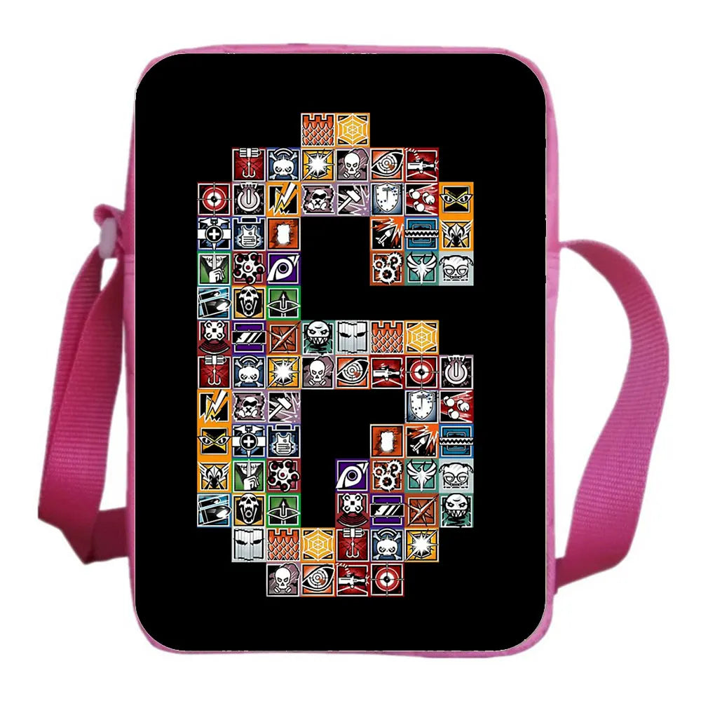 Rainbow Six Siege Shoulder Bag Teen Messenger Bags Students Rucksack