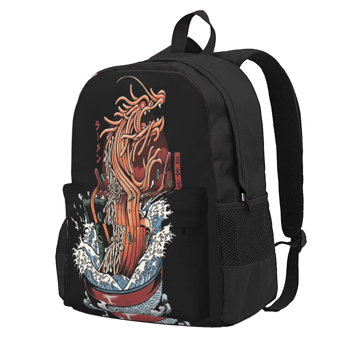 Ramen Dragon 1 Backpacks Men's and Women's Manga Bag Youth Bags