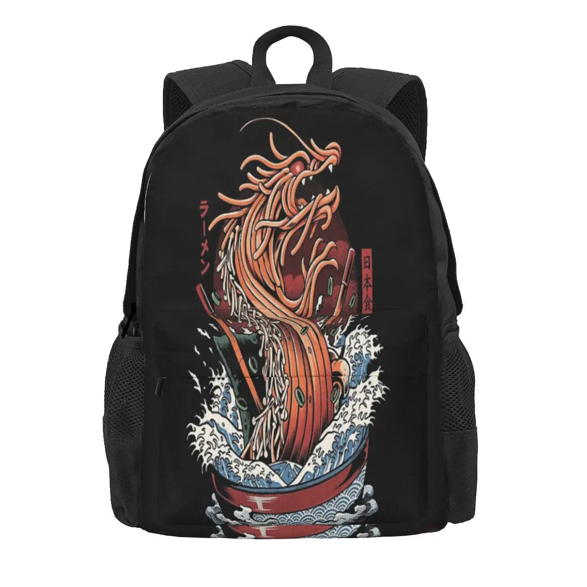 Ramen Dragon 1 Backpacks Men's and Women's Manga Bag Youth Bags