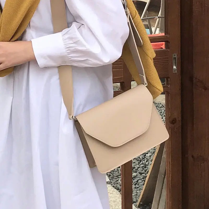 RanHuang Women Pu Leather Shoulder Bags Casual Flap Messenger Bags