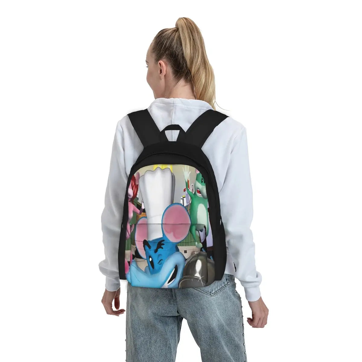 Ratatoing Backpacks for Men Women Boys School Bags